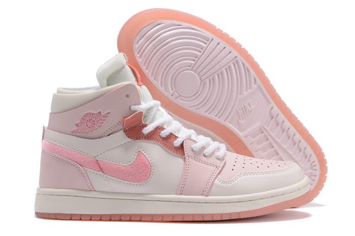 Men's Running Weapon Air Jordan 1 High Pink Shoes 0284